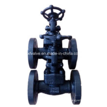 Forged Carbon Steel A105 Flange Connection End Globe Valve